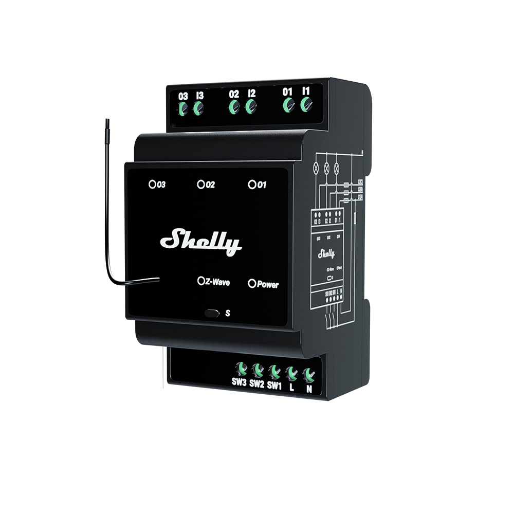 3800235269336 | Shelly Wave PRO 3 - EAN 3800235269336